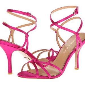 NIB Badgley Mischka Kendal Fuchsia Sandals 8M